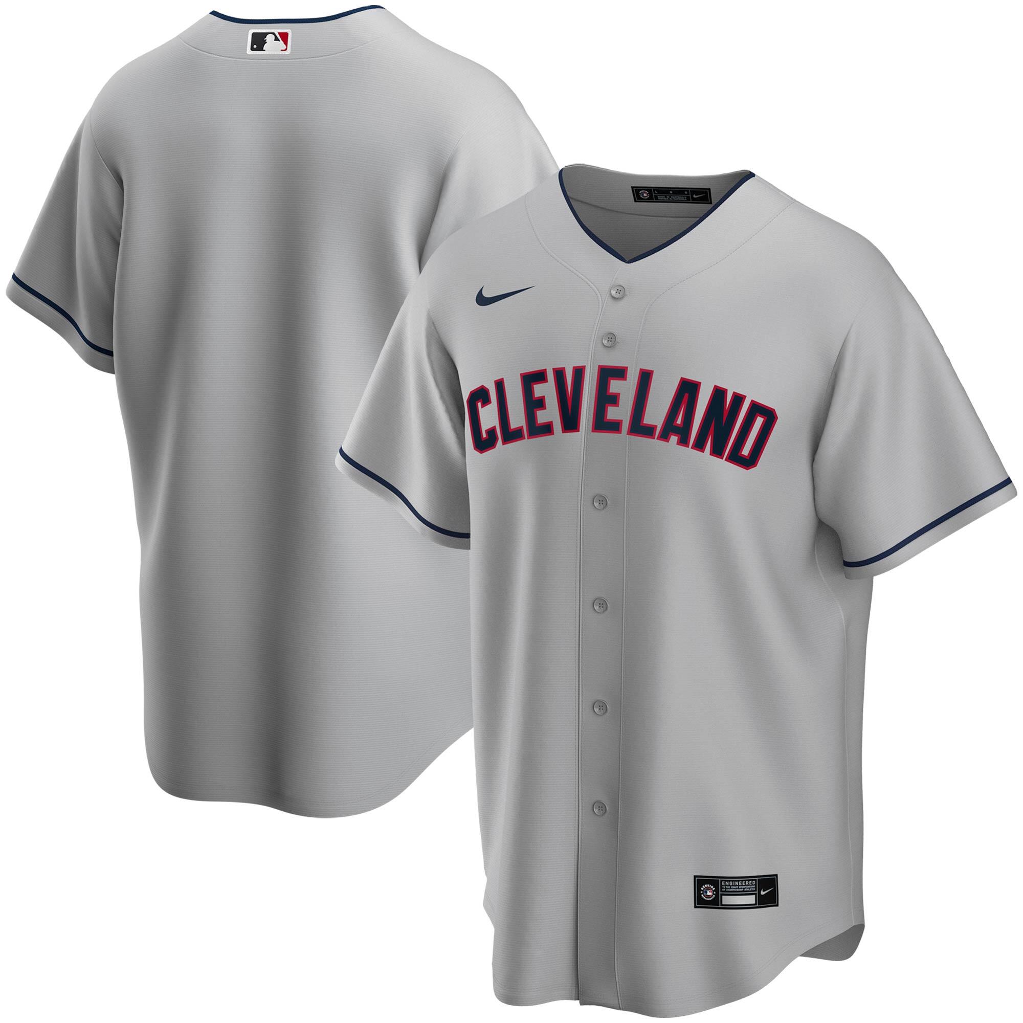 Men's Cleveland Indians Blank Grey Cool Base Stitched Jersey Men's Cleveland Indians Blank Grey Cool Base Stitched Jersey
